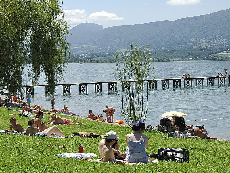 Plages du lac du Bourget