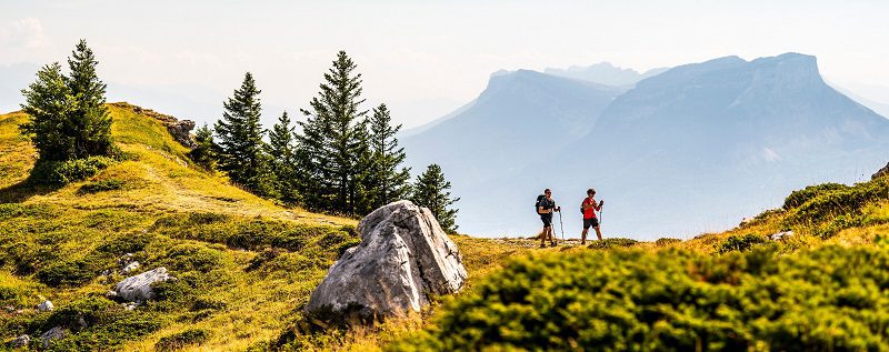 Randonnées dans le parc des Bauges