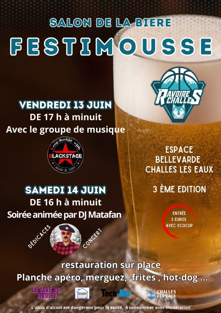 Festimousse Fête de la bière à Challes-les-Eaux 1 Festimousse fête de la bière à Challes les Eaux