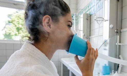 Inhalations pour la cure pour les voies respiratoires à Challes Les Eaux